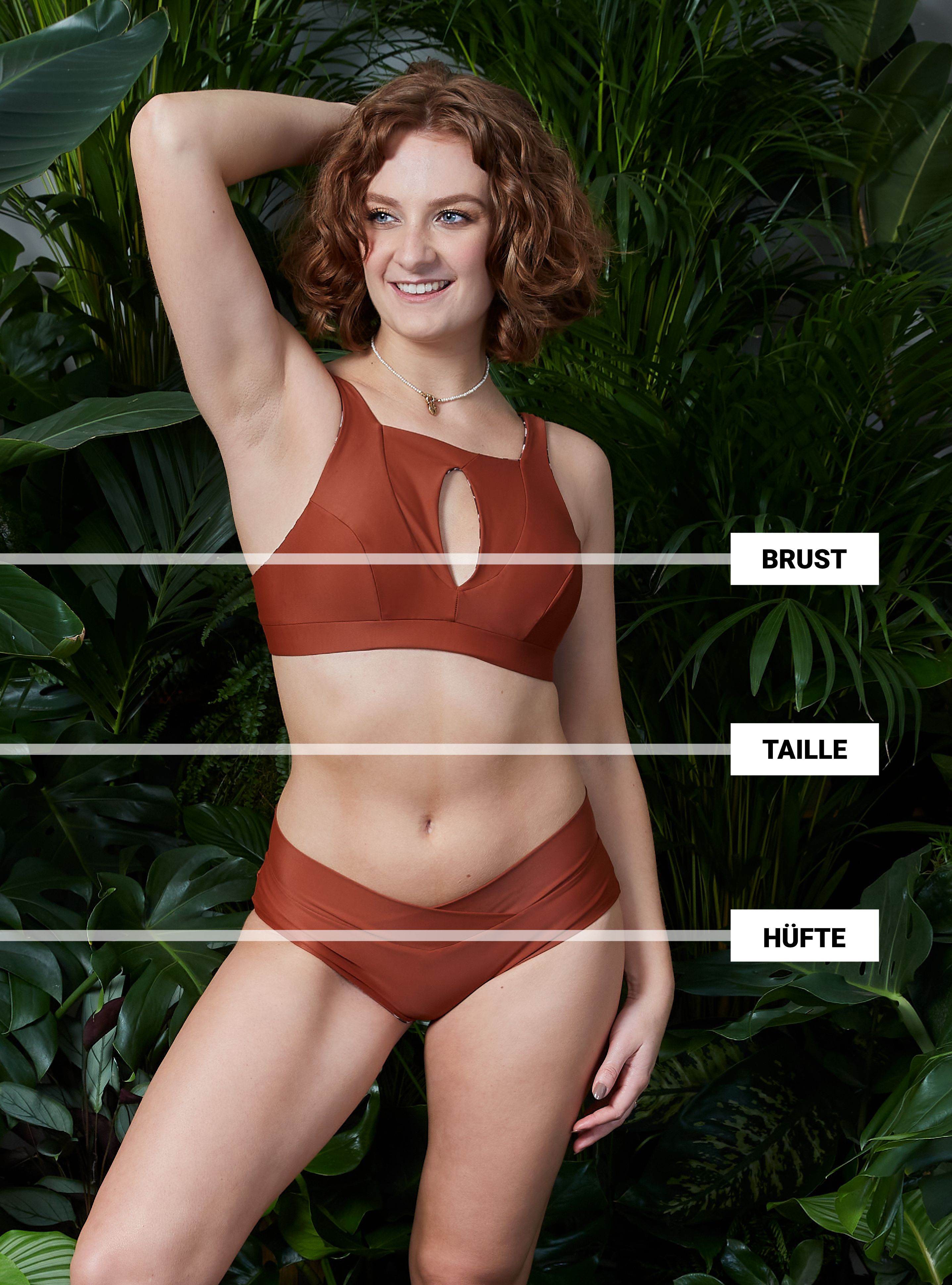 Richtig messen: Brust, Taille und Hüfte
